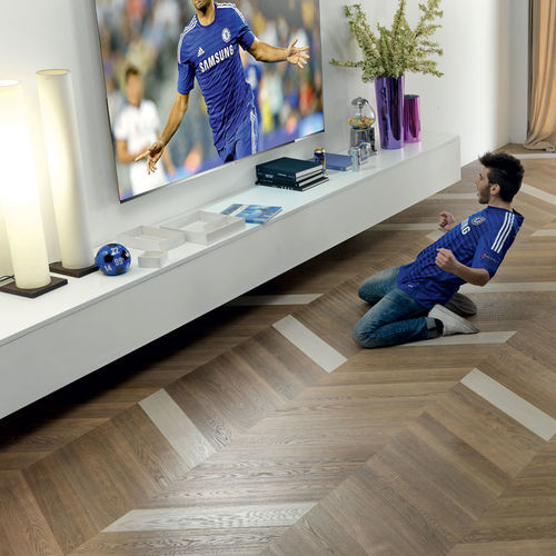 Parquet contrecollé - STUDIO - BERTI PAVIMENTI LEGNO - massif / en chêne / à batons rompus