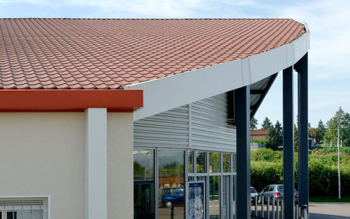 Enduit de dégrossissage - GRANITE® ULTRAMAT - ARCELORMITTAL Long - d'extérieur / pour toit / gris