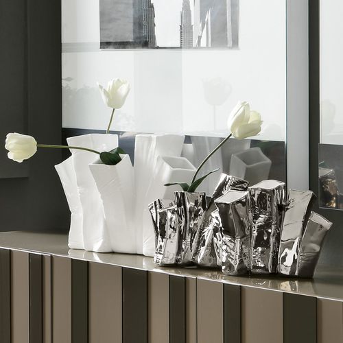 Vase design original - SKYLINE UP - ADRIANI E ROSSI EDIZIONI - en céramique