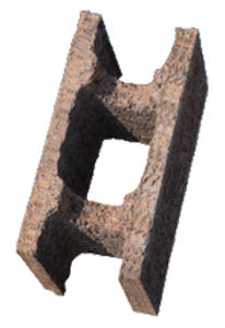 Bloc de coffrage en béton de bois - HB 30/19 - ISOTEX SRL - pour mur porteur intérieur et extérieur / isolant / pare-flamme