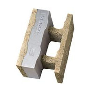 Bloc de coffrage en béton de bois - HDIII 38/10 - ISOTEX SRL - en Néopor® / pour mur porteur intérieur et extérieur / isolant