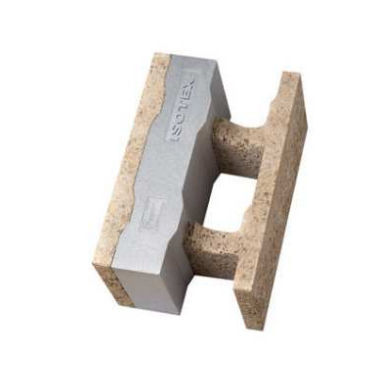 Bloc de coffrage en béton de bois - HDIII 33/13 - ISOTEX SRL - en Néopor® / pour mur porteur intérieur et extérieur / isolant