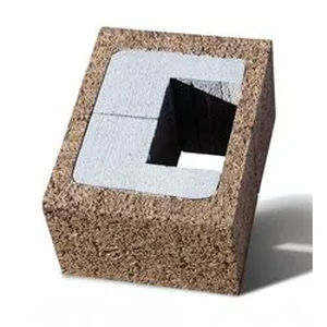 Bloc de coffrage en béton de bois - HALF  - ISOTEX SRL - en Néopor® / pour mur porteur intérieur et extérieur / isolant