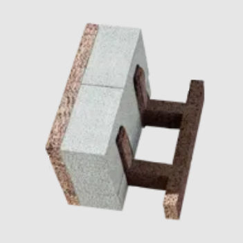 Bloc de coffrage en béton de bois - FLOOR  - ISOTEX SRL - en Néopor® / pour mur porteur intérieur et extérieur / isolant