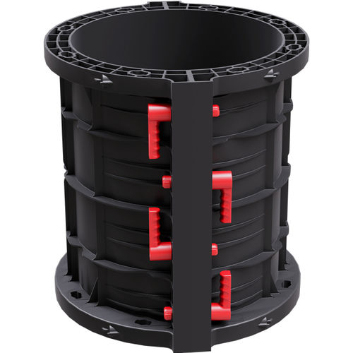 Coffrage modulaire - GEOTUB - GEOPLAST - en plastique / bois / en métal