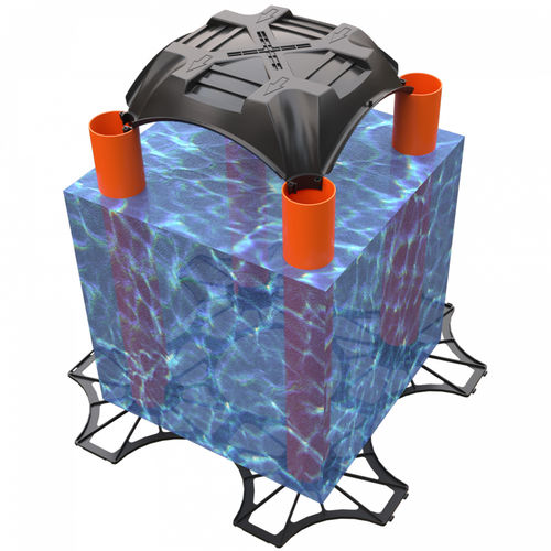 Bassin de récupération d'eau de pluie - NEW ELEVETOR TANK - GEOPLAST