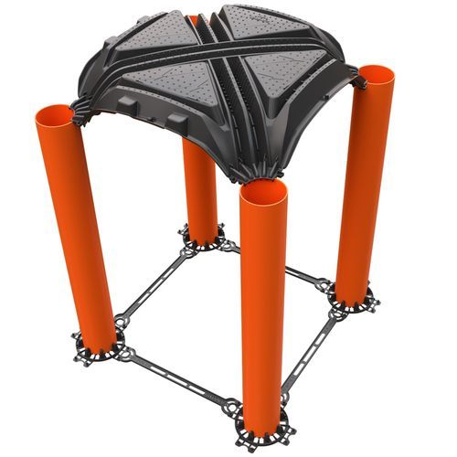 Coffrage perdu - Elevetor Max - GEOPLAST - en PVC / réglable