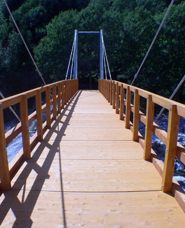 Passerelle en bois - SPACEWOOD - WOOD SYSTEM INTERNATIONAL SRL - préfabriquée / fixe