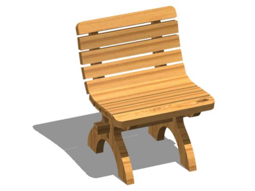 Chaise de jardin classique - 072032 - LEGNOLANDIA - en bois / résidentielle