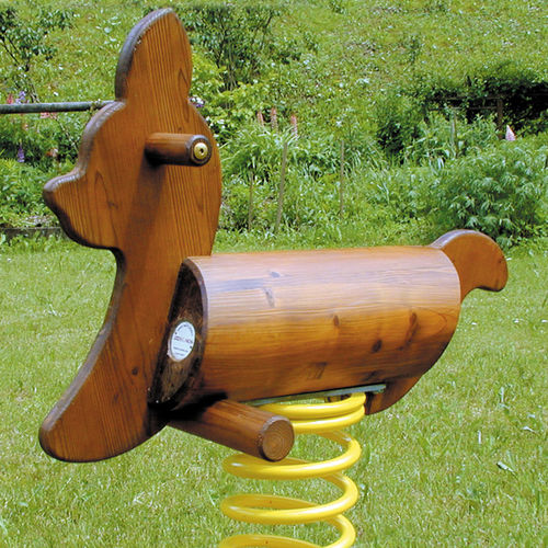 Jeu à ressort en bois massif - 011116 - LEGNOLANDIA - animal / monoplace