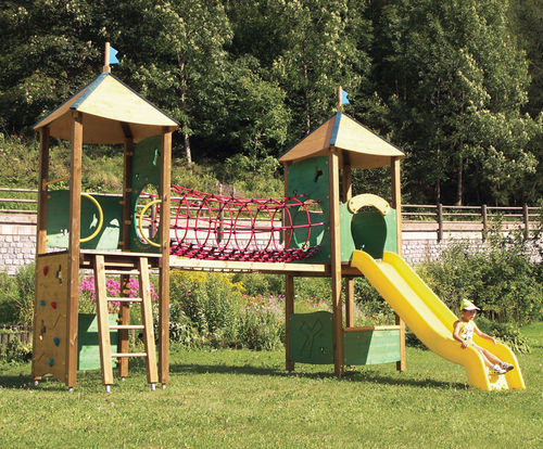 Structure de jeu pour collectivité - 015660 - LEGNOLANDIA - en bois / modulaire