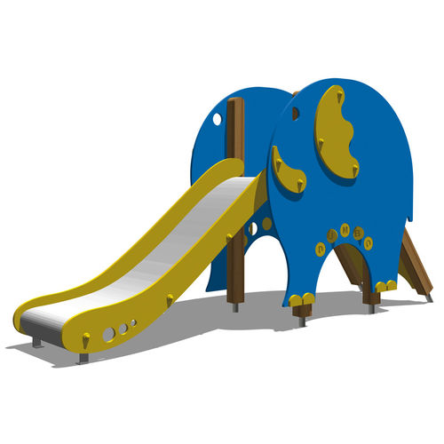 Toboggan droit - 016023 - LEGNOLANDIA - pour aire de jeux