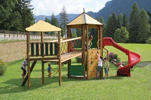 Structure de jeu pour collectivité - 015735 - LEGNOLANDIA - en bois / modulaire