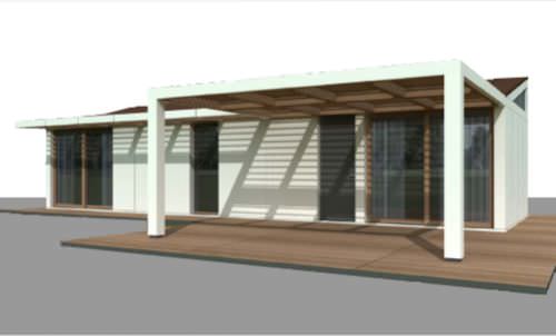 Maison préfabriquée - LQ41 - LEGNOLANDIA - écologique / contemporaine / de plain-pied