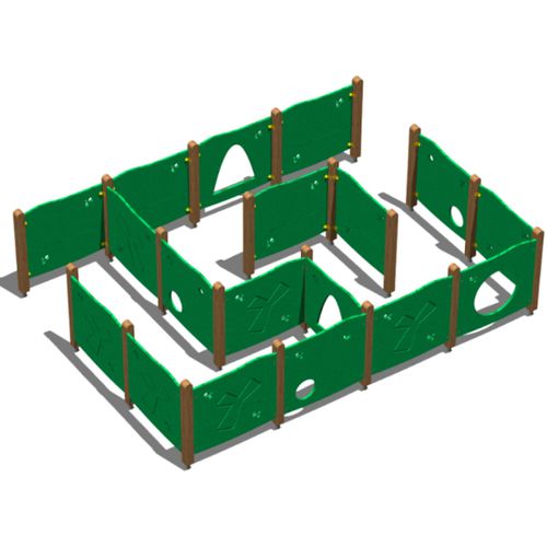 Labyrinthe pour aire de jeux - 015032 - LEGNOLANDIA