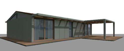Maison préfabriquée - LQ104 - LEGNOLANDIA - écologique / contemporaine / de plain-pied