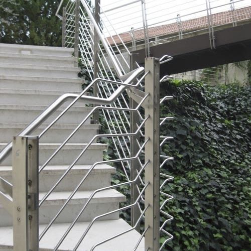 Garde-corps en métal - steelmura - MURA - à barreaux / d'extérieur / pour escalier
