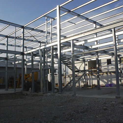 Charpente métallique pour structure tendue - STEELMURA - MURA - en acier galvanisé