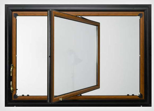 Fenêtre en bois - GIUDITTA ® - MURA - en verre / à pivot / 1 vantail