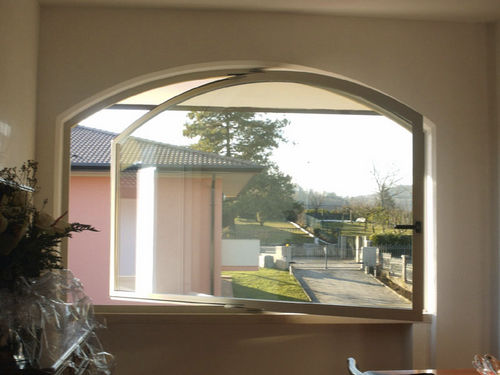 Fenêtre en aluminium - ALLMURA - MURA - en inox / en bronze / à pivot