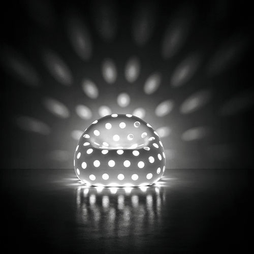 Fauteuil design original - AIRBALL - PLUSt COLLECTION - en tissu / en polyéthylène / lumineux
