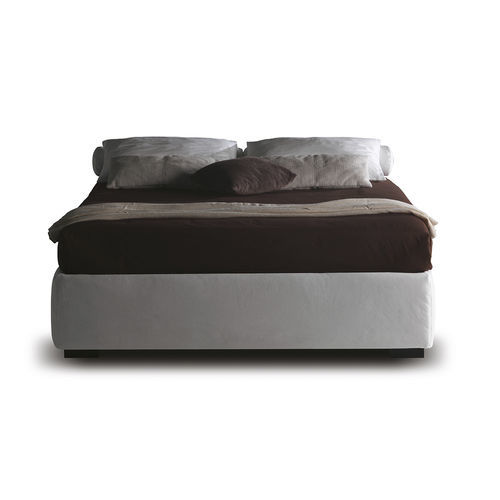 Lit double - Barbados - Milano Bedding - contemporain / tapissé / avec base de rangement