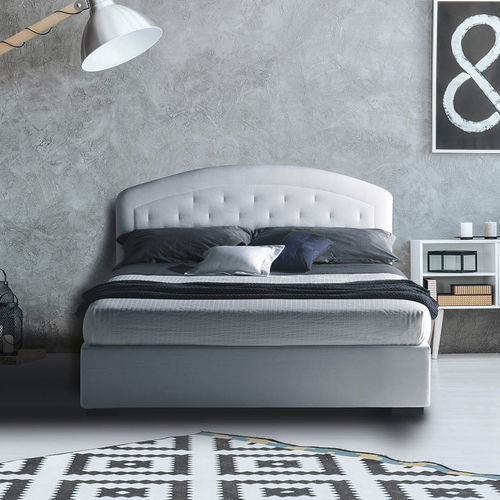 Lit double - Moorea - Milano Bedding - contemporain / tapissé / avec tête de lit