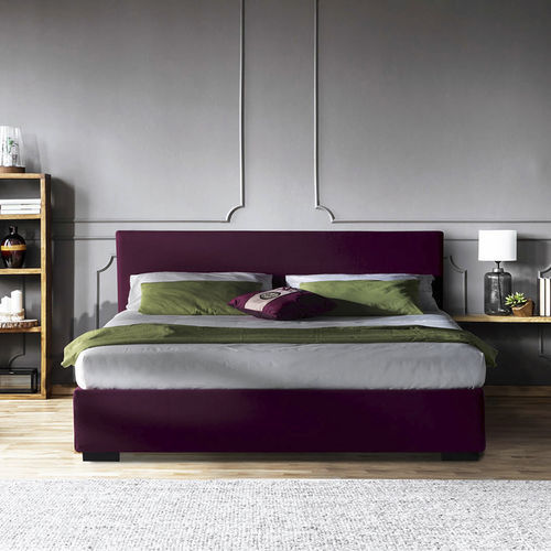 Lit double - Pacific - Milano Bedding - contemporain / tapissé / avec tête de lit