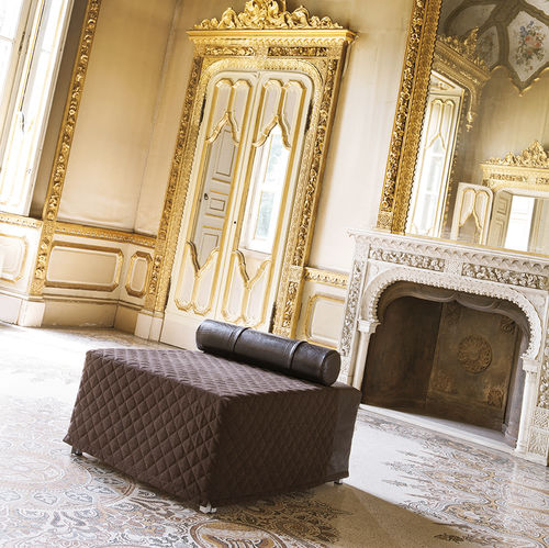 Ottoman contemporain - Oscar - Milano Bedding - en tissu / rectangulaire / modulable