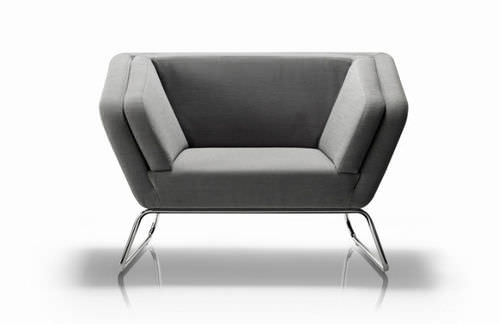 Fauteuil contemporain - ORA GAMI - steiner - en cuir / en tissu / par Ora-Ïto