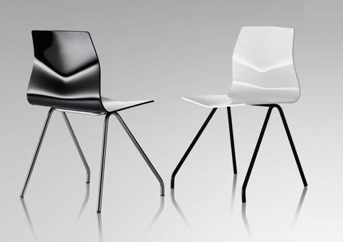 Chaise contemporaine - DIAMANT - steiner - en acier / résidentielle