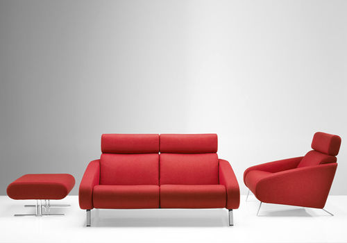 Canapé contemporain - FAUBOURG - steiner - en tissu / en cuir / inclinable