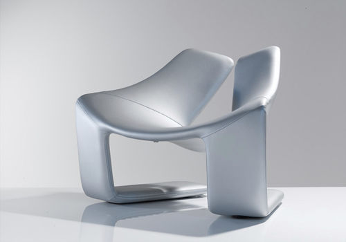 Fauteuil design original - ZEN - steiner - en cuir / en tissu