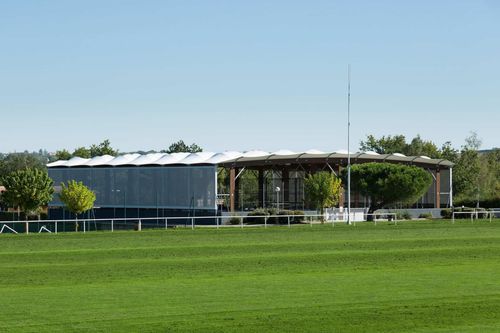 Structure tendue sur ossature métallique - CASTELMAUROU - SMC2 - pour couverture / pour terrain de sport