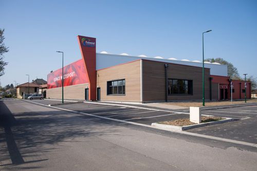 Structure tendue sur ossature métallique - FOISSIAT - SMC2 - pour couverture / pour école