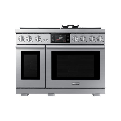 Cuisinière à gaz - DOP48T963DS/DA - dacor - 6 foyers / 2 fours / à nettoyage manuel