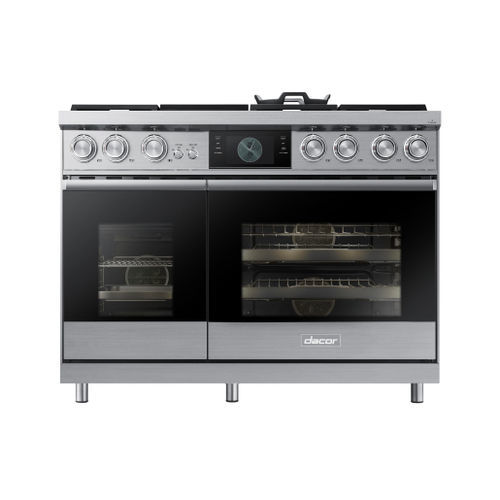 Cuisinière à gaz - DOP48C96DLS/DA - dacor - 7 foyers / 2 fours / à nettoyage manuel