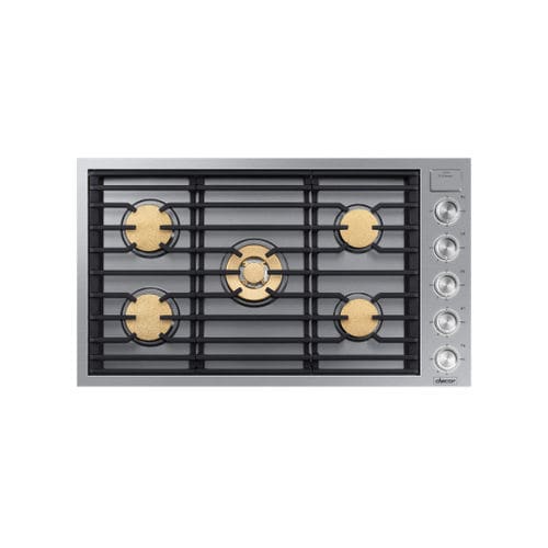 Table de cuisson à gaz - DTG36M955FS/DA - dacor - 5 foyers / encastrable / avec manettes