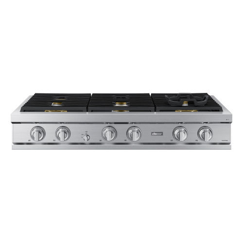 Table de cuisson à gaz - DTT48T960GS/DA - dacor - 6 foyers / à poser / avec manettes