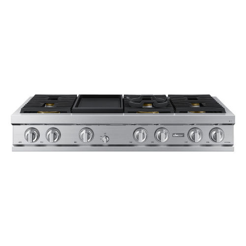 Table de cuisson à gaz - DTT48T963GS/DA - dacor - 6 foyers / à poser / avec manettes