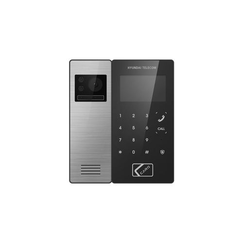 Visiophone en aluminium - HLF-R1041R - Hyundai Telecom - noir / d'extérieur / d'intérieur