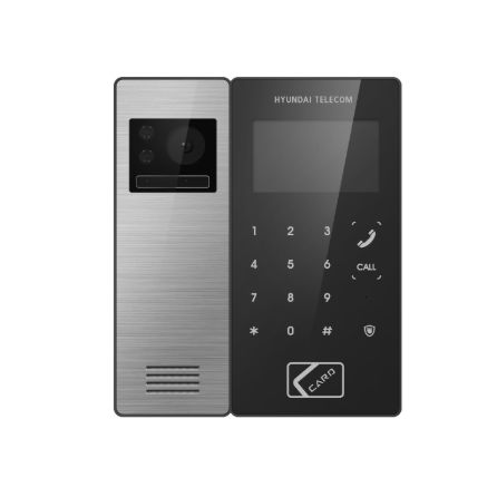 Visiophone en aluminium - HLF-R1041P - Hyundai Telecom - noir / d'extérieur / d'intérieur