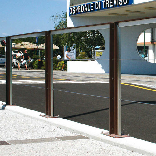 Barrière de protection - VERSO P-X - METALCO - fixe / en inox / en acier COR-TEN®