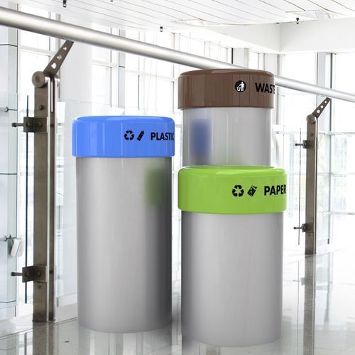 Poubelle publique - C3 - METALCO - de tri sélectif / en acier galvanisé / en acier à revêtement par poudre
