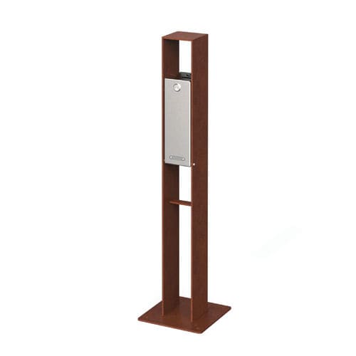 Cendrier sur pied - MÒ - METALCO - en inox / en acier corten / en acier peint