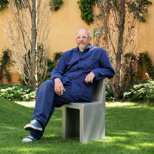 Chaise de jardin contemporaine - ISOMETRIC - METALCO - d'extérieur / en béton à haute performance / avec piètement en béton