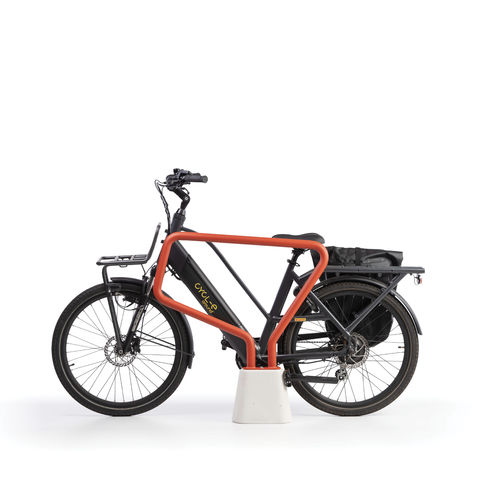 Range-vélo au sol - LIMA - METALCO - d'extérieur / en acier peint / en béton à haute performance