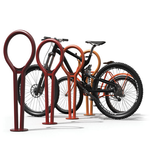 Range-vélo au sol - POINT - METALCO - pour espace public / en acier peint