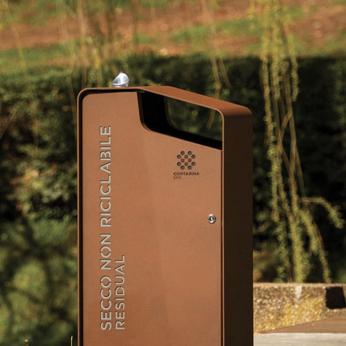 Poubelle publique - SOAVE - METALCO - autoportante / en acier peint / résistante aux UV