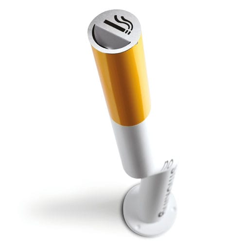Cendrier sur pied - FÙ  - METALCO - en inox / en acier peint / pour extérieur